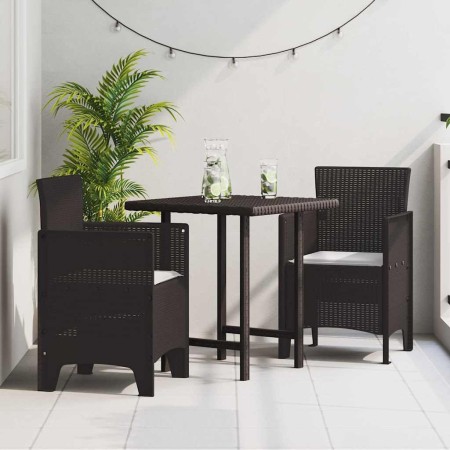 Silla de Jardín 2 pcs Marrón 53 x 49 x 85 cm PP en Sillas de jardín | Comprar online en Foro24