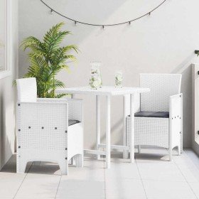 Silla de Jardín 2 pcs Blanco 53 x 49 x 85 cm PP
