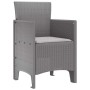 Silla de Jardín 2 pcs Gris claro 53 x 49 x 85 cm PP en Sillas de jardín | Comprar online en Foro24