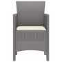 Silla de Jardín 2 pcs Gris claro 53 x 49 x 85 cm PP