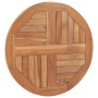 Round table top solid teak wood 2.5 cm 60 cm by vidaXL, Table tops - Ref: Foro24-48984, Price: 68,43 €, Discount: %