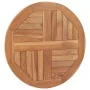 Round table top solid teak wood 2.5 cm 60 cm by vidaXL, Table tops - Ref: Foro24-48984, Price: 79,51 €, Discount: %