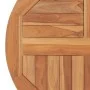 Round table top solid teak wood 2.5 cm 60 cm by vidaXL, Table tops - Ref: Foro24-48984, Price: 79,51 €, Discount: %