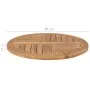 Round table top solid teak wood 2.5 cm 60 cm by vidaXL, Table tops - Ref: Foro24-48984, Price: 79,51 €, Discount: %