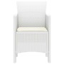 Silla de Jardín 4 pcs Blanco 53 x 49 x 85 cm PP