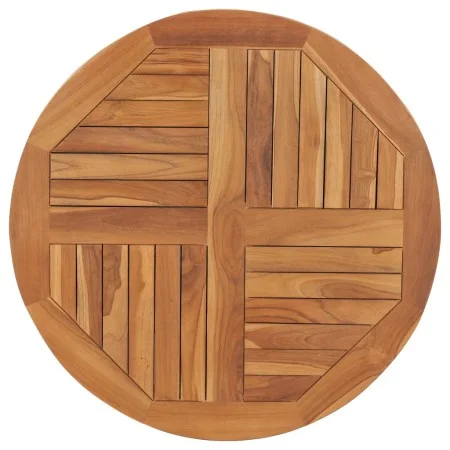 Round table surface solid teak wood 2.5 cm 80 cm by vidaXL, Table tops - Ref: Foro24-48986, Price: 95,01 €, Discount: %
