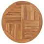 Round table surface solid teak wood 2.5 cm 80 cm by vidaXL, Table tops - Ref: Foro24-48986, Price: 95,01 €, Discount: %