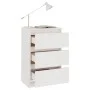 Bedside tables 2 units solid white pine wood 40x29.5x64 cm by vidaXL, Nightstands - Ref: Foro24-808086, Price: 101,36 €, Disc...