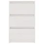 Bedside tables 2 units solid white pine wood 40x29.5x64 cm by vidaXL, Nightstands - Ref: Foro24-808086, Price: 101,36 €, Disc...