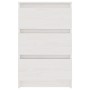 Nachttische 2 Stk. massives Zirbenholz weiß 40x29,5x64 cm von vidaXL, Nachttische - Ref: Foro24-808086, Preis: 102,69 €, Raba...