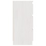 Nachttische 2 Stk. massives Zirbenholz weiß 40x29,5x64 cm von vidaXL, Nachttische - Ref: Foro24-808086, Preis: 102,69 €, Raba...