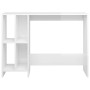 Escritorio notebook contrachapado blanco brillo 102,5x35x75 cm de vidaXL, Escritorios - Ref: Foro24-808347, Precio: 60,72 €, ...