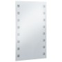 Espejo de pared de baño con LED 60x100 cm