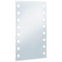 Espejo de pared de baño con LED 60x100 cm
