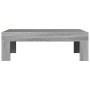 Mesa de centro con Infinity LED gris Sonoma 90x50x30 cm