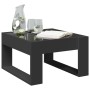 Mesa de centro con Infinity LED negro 50x53x30 cm en Mesas de centro | Comprar online en Foro24