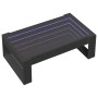 Mesa de centro con Infinity LED negro 90x53x30 cm en Mesas de centro | Comprar online en Foro24
