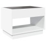 Mesa de centro con Infinity LED blanco 70x50x50 cm