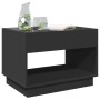 Mesa de centro con Infinity LED negro 70x50x50 cm en Mesas de centro | Comprar online en Foro24
