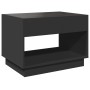 Mesa de centro con Infinity LED negro 70x50x50 cm en Mesas de centro | Comprar online en Foro24