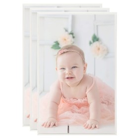 Marcos de foto collage de mesa 3 uds plateado MDF 13x18cm de vidaXL, Marcos para fotos - Ref: Foro24-332157, Precio: 7,50 €, ...