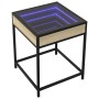 Mesa de centro con Infinity LED roble Sonoma 40x40x51 cm en Mesas de centro | Comprar online en Foro24