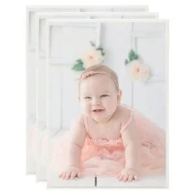 Wall/table collage photo frames 3 pcs silver MDF 18x24cm by vidaXL, Photo frames - Ref: Foro24-332163, Price: 11,81 €, Discou...