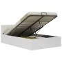 Cama canapé hidráulica cuero sintético blanco 140x200 cm de vidaXL, Camas y somieres - Ref: Foro24-285519, Precio: 359,09 €, ...