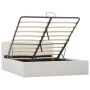 Cama canapé hidráulica cuero sintético blanco 140x200 cm de vidaXL, Camas y somieres - Ref: Foro24-285519, Precio: 359,09 €, ...