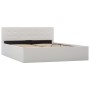 Cama canapé hidráulica cuero sintético blanco 140x200 cm de vidaXL, Camas y somieres - Ref: Foro24-285519, Precio: 310,80 €, ...