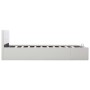 Cama canapé hidráulica cuero sintético blanco 140x200 cm de vidaXL, Camas y somieres - Ref: Foro24-285519, Precio: 310,80 €, ...
