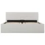 Cama canapé hidráulica cuero sintético blanco 140x200 cm de vidaXL, Camas y somieres - Ref: Foro24-285519, Precio: 359,09 €, ...