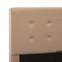 Cama canapé hidráulica cuero sintético capuchino 90x200 cm de vidaXL, Camas y somieres - Ref: Foro24-285528, Precio: 285,49 €...
