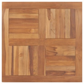 Quadratische Tischoberfläche aus massivem Teakholz 80x80x2,5 cm von vidaXL, Tischplatten - Ref: Foro24-48990, Preis: 112,37 €...
