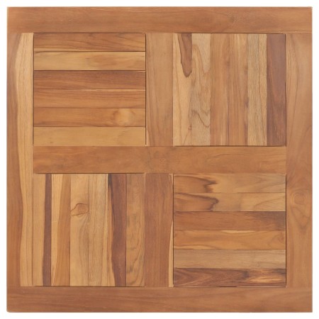 Superficie de mesa cuadrada madera maciza de teca 80x80x2,5 cm de vidaXL, Tableros para mesas - Ref: Foro24-48990, Precio: 10...