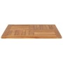 Superficie de mesa cuadrada madera maciza de teca 80x80x2,5 cm de vidaXL, Tableros para mesas - Ref: Foro24-48990, Precio: 10...