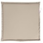 Cojines de asiento de jardín cuadrados 2 uds taupe 45x45x2 cm