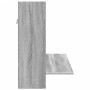 Escritorio de pared madera ingeniería gris Sonoma 105x48x75 cm