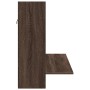 Escritorio de pared madera ingeniería marrón roble 105x48x75 cm en Escritorios | Comprar online en Foro24