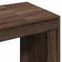 Escritorio madera de ingeniería marrón roble 123,5x73,5x75 cm en Escritorios | Comprar online en Foro24