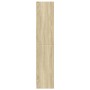 Estantería madera de ingeniería roble Sonoma 57x28,5x141 cm