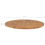 Round table top solid teak wood 2.5 cm 90 cm by vidaXL, Table tops - Ref: Foro24-48987, Price: 118,65 €, Discount: %