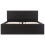 Hydraulic canapé bed black synthetic leather 120x200 cm by vidaXL, Beds and slatted bases - Ref: Foro24-285512, Price: 363,40...