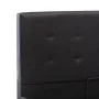 Cama canapé hidráulica cuero sintético negro 120x200 cm de vidaXL, Camas y somieres - Ref: Foro24-285512, Precio: 363,91 €, D...