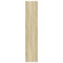 Estantería madera de ingeniería roble Sonoma 57x28,5x107,5 cm