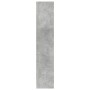 Estantería madera de ingeniería gris hormigón 57x28,5x107,5 cm