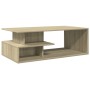 Mesa de centro madera de ingeniería roble Sonoma 102x55x35 cm en Mesas de centro | Comprar online en Foro24