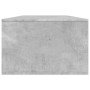 Mesa de centro madera de ingeniería gris hormigón 102x55x35 cm
