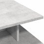 Mesa de centro madera de ingeniería gris hormigón 102x55x35 cm