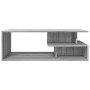 Mesa de centro madera de ingeniería gris Sonoma 102x55x35 cm